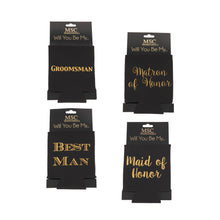 Load image into Gallery viewer, Front view of our Will You Be Koozies

