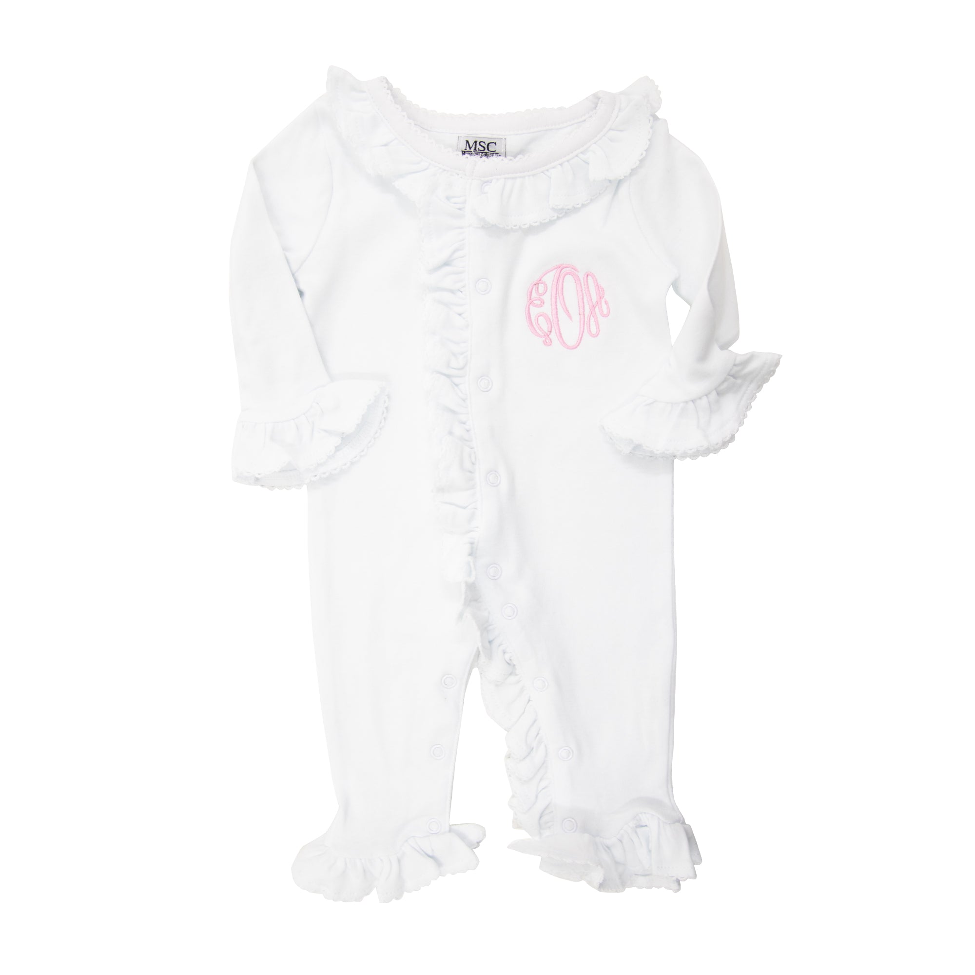 Homecoming Ruffle Onesie 0-6 Months – Mainstreet Collection Online