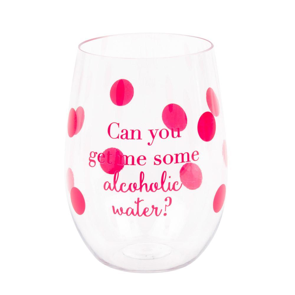 Can you get me some alcoholic water? Acrylic Wine Glass