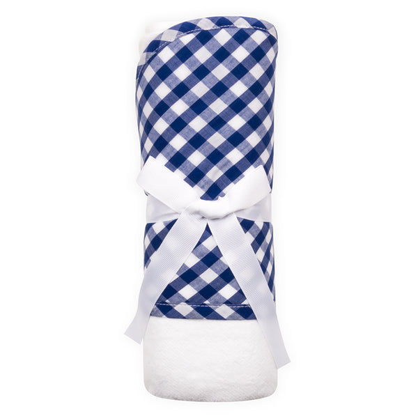 Blue Gingham Baby Hooded Towel – Mainstreet Collection Online