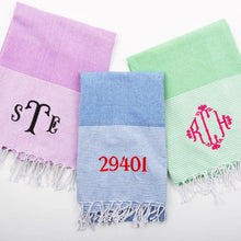 Load image into Gallery viewer, Beach Towels Monogrammed
