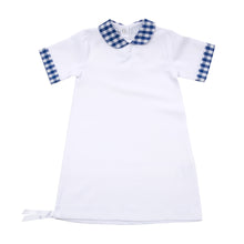 Load image into Gallery viewer, Blue Gingham Summer Baby Gown
