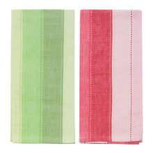 Load image into Gallery viewer, Holiday Ombre Stripe Dish Towels
