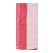 Load image into Gallery viewer, Red Holiday Ombre Stripe Dish Towel
