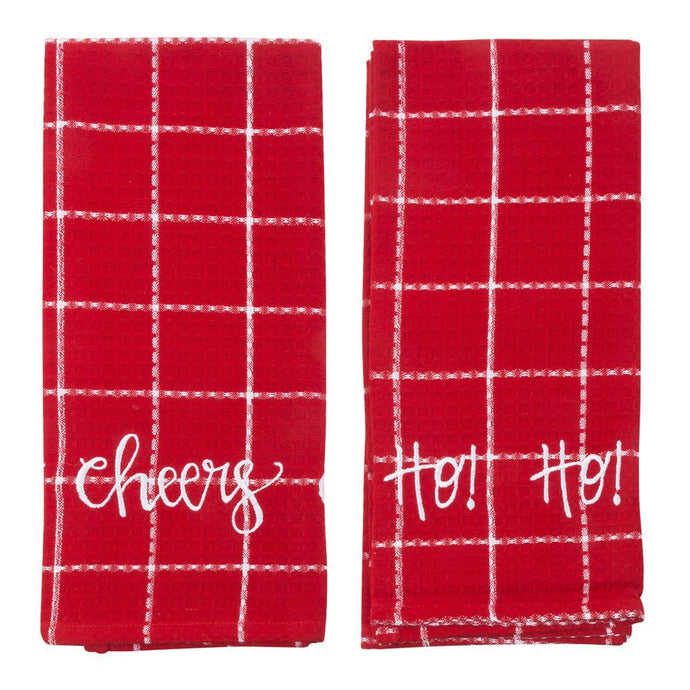 Holiday Versed Waffle Weave Dish Towel