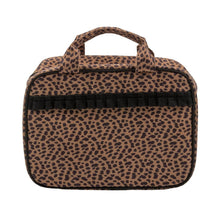 Load image into Gallery viewer, Leopardista Carolina Cosmetic Bag with Black Trim
