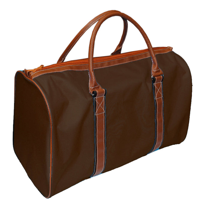 Mocha duffle bag