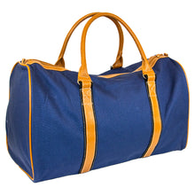 Load image into Gallery viewer, Navy duffle bag
