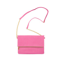Load image into Gallery viewer, Front view of our Pink Lizard Midtown Crossbody
