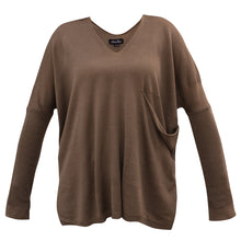Load image into Gallery viewer, Mocha pocket sweater
