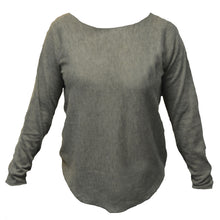 Load image into Gallery viewer, Gray roll up sweater
