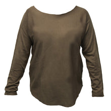 Load image into Gallery viewer, Mocha roll up sweater
