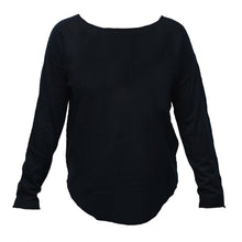 Load image into Gallery viewer, Navy roll up sweater
