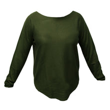 Load image into Gallery viewer, Olive roll up sweater
